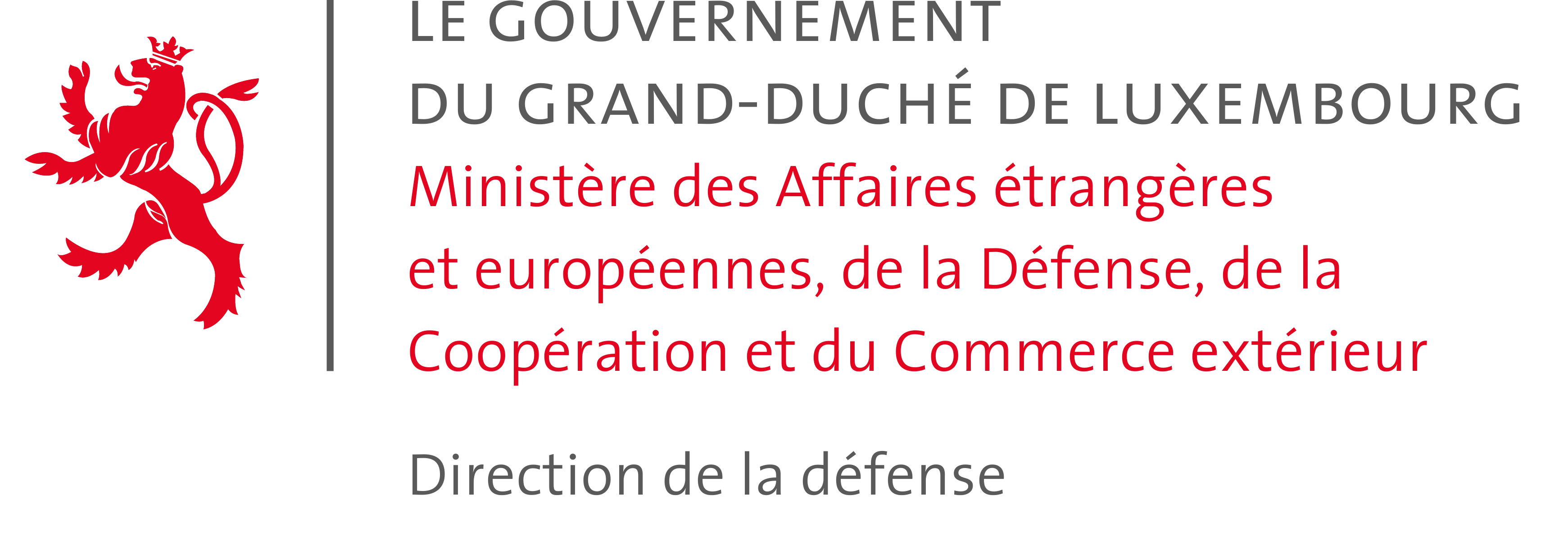 A logo of Ministry of Defence